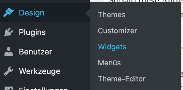 Wordpress Widget erstellen