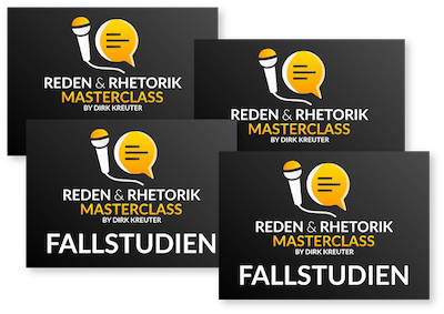 Reden und Rhetorik Masterclass - Fallstudien