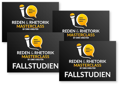 Reden und Rhetorik Masterclass - Fallstudien